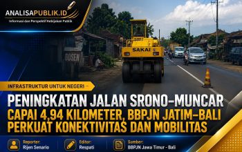 Peningkatan Jalan Srono–Muncar Capai 4,94 Kilometer, BBPJN Jatim–Bali Perkuat Konektivitas dan Mobilitas Warga Banyuwangi