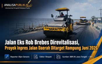 Jalan Eks Rob Brebes Direvitalisasi, Proyek Inpres Jalan Daerah Ditarget Rampung Juni 2026