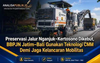 Preservasi Jalur Nganjuk–Kertosono Dikebut, BBPJN Jatim–Bali Gunakan Teknologi CMM Demi Jaga Kelancaran Mobilitas