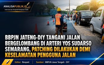 BBPJN Jateng-DIY Tangani Jalan Bergelombang di Arteri Yos Sudarso Semarang, Patching Dilakukan demi Keselamatan Pengguna Jalan