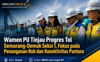 Wamen PU Tinjau Progres Tol Semarang-Demak Seksi 1, Fokus pada Penanganan Rob dan Konektivitas Pantura
