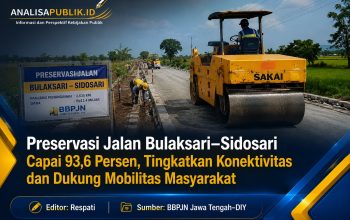 Preservasi Jalan Bulaksari–Sidosari Capai 93,6 Persen, Tingkatkan Konektivitas dan Dukung Mobilitas Masyarakat