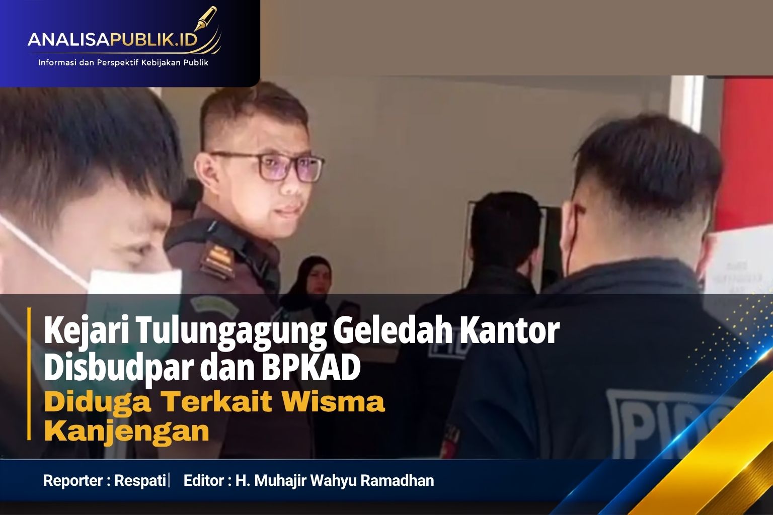 Kejari Tulungagung Geledah Kantor Disbudpar dan BPKAD, Diduga Terkait Wisma Kanjengan