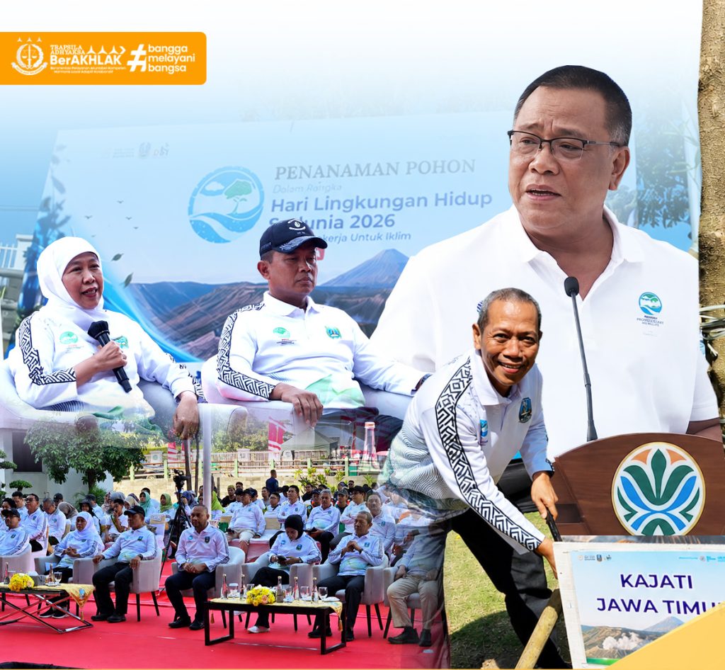 Aspidmil Kejati Jatim Hadiri Puncak Hari Lingkungan Hidup Sedunia 2026 di Surabaya