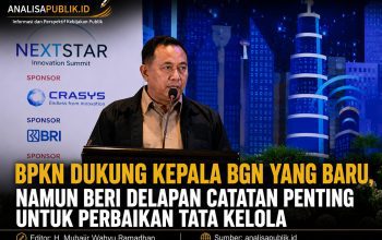 BPKN Dukung Kepala BGN yang Baru, Namun Beri Delapan Catatan Penting untuk Perbaikan Tata Kelola