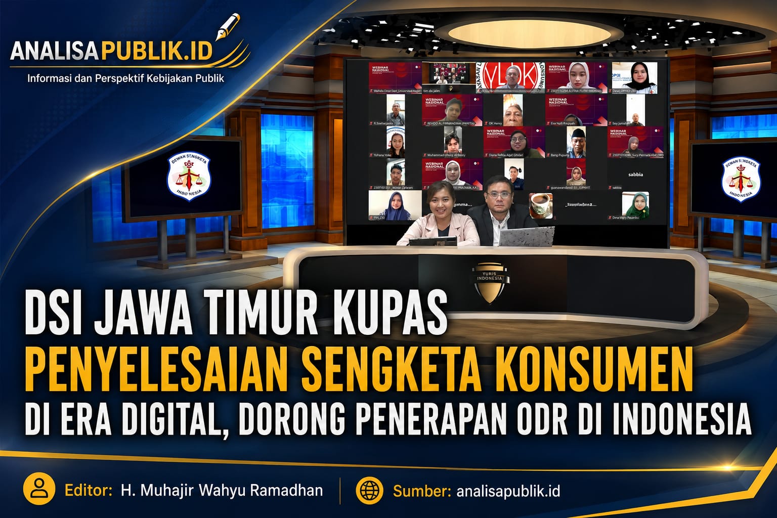 DSI Jawa Timur Kupas Penyelesaian Sengketa Konsumen di Era Digital, Dorong Penerapan ODR di Indonesia