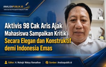 Aktivis 98 Cak Aris Ajak Mahasiswa Sampaikan Kritik Secara Elegan dan Konstruktif demi Indonesia Emas
