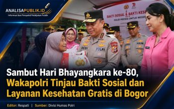 Sambut Hari Bhayangkara ke-80, Wakapolri Tinjau Bakti Sosial dan Layanan Kesehatan Gratis di Bogor