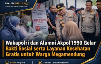 Wakapolri dan Alumni Akpol 1990 Gelar Bakti Sosial serta Layanan Kesehatan Gratis untuk Warga Megamendung