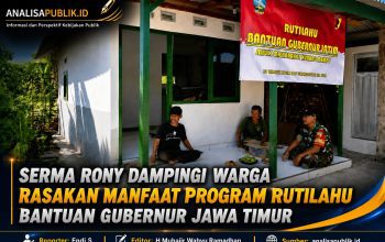 Serma Rony Dampingi Warga Rasakan Manfaat Program Rutilahu Gubernur Jawa Timur