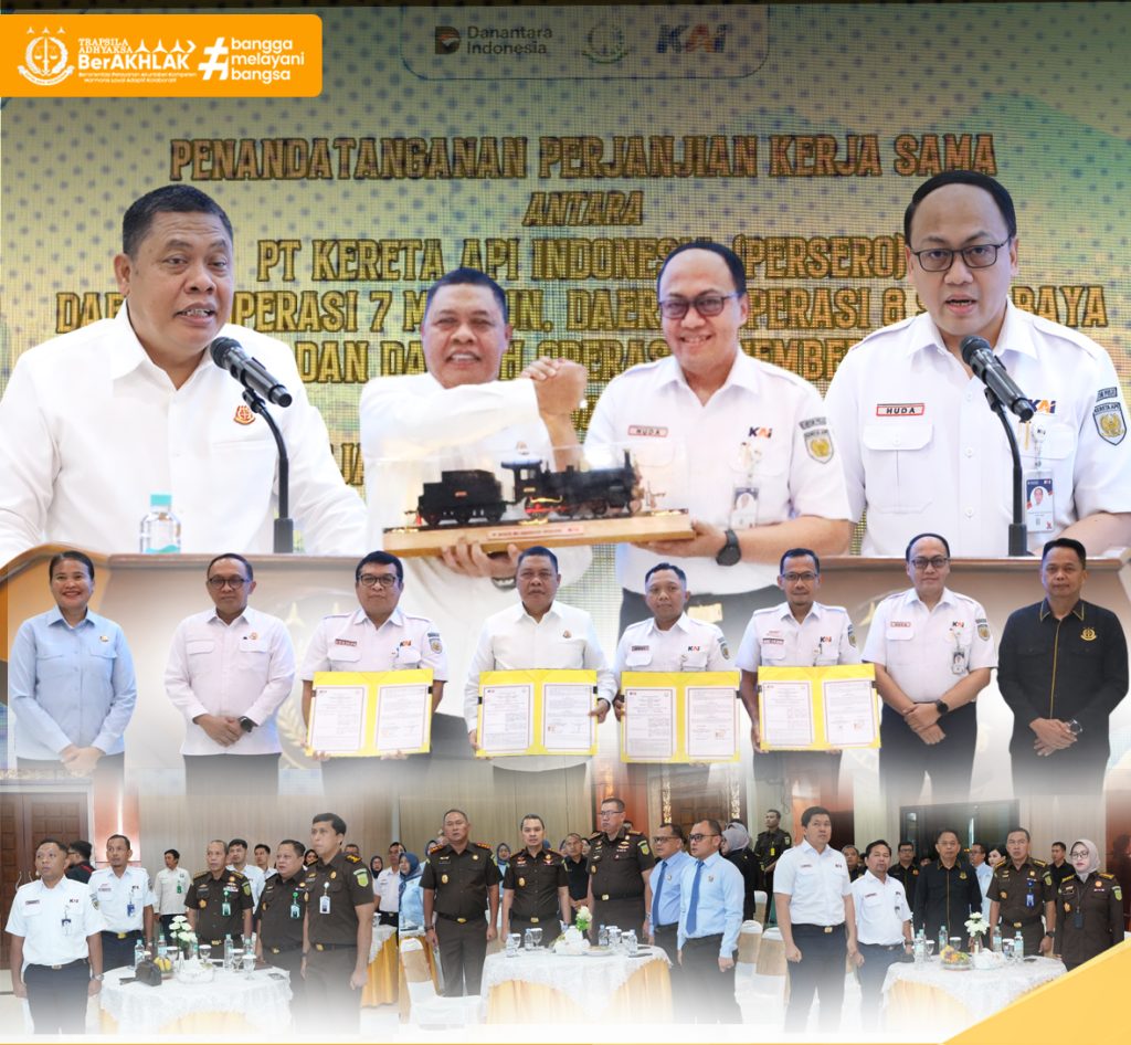 Kejati Jatim dan PT KAI Perkuat Sinergi Penanganan Hukum dan Pemulihan Aset Negara