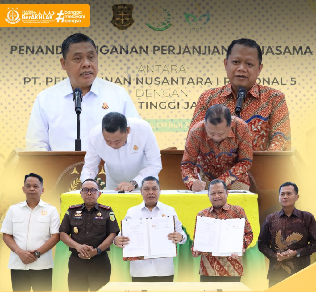Kejati Jatim bersama PTPN I Regional 5 Perkuat Langkah Penyelamatan Aset Negara