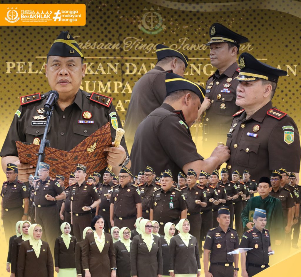 Lantik 2 Pejabat Eselon III, Kajati Jatim: Kejaksaan Harus Tegas dalam Penegakan Hukum, Namun Tetap Humanis