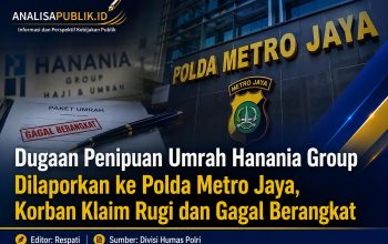 Dugaan Penipuan Umrah Hanania Group Dilaporkan ke Polda Metro Jaya, Korban Klaim Rugi dan Gagal Berangkat