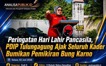 Peringatan Harlah Pancasila, PDIP Tulungagung Ajak Seluruh Kader Bumikan Pemikiran Bung Karno