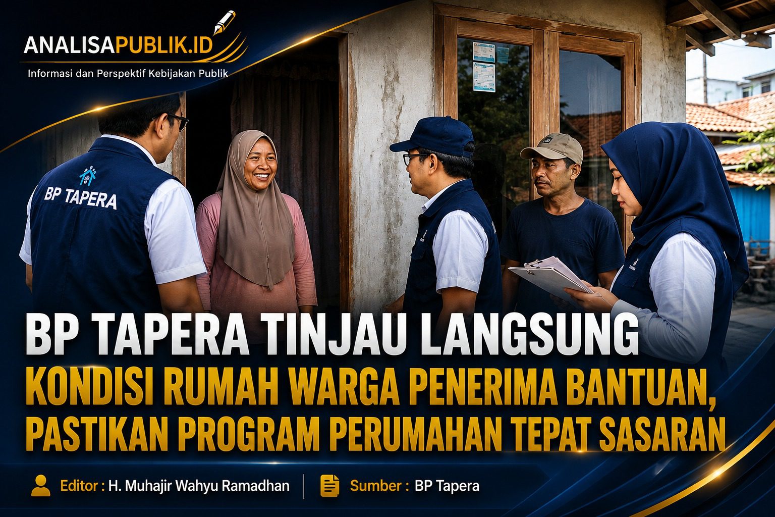 BP Tapera Tinjau Langsung Kondisi Rumah Warga Penerima Bantuan, Pastikan Program Perumahan Tepat Sasaran