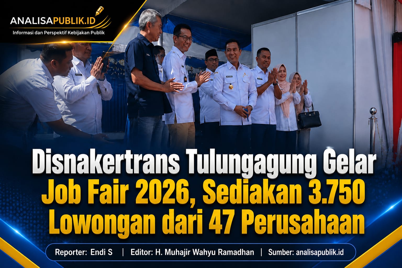 Disnakertrans Tulungagung Gelar Job Fair 2026, Sediakan 3.750 Lowongan dari 47 Perusahaan