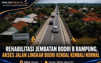 Rehabilitasi Jembatan Bodri B Rampung, Akses Jalan Lingkar Bodri Kendal Kembali Normal