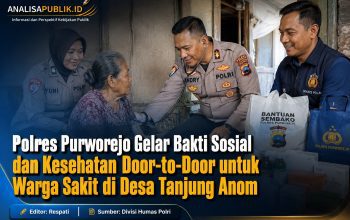 Polres Purworejo Gelar Bakti Sosial dan Kesehatan Door-to-Door untuk Warga Sakit di Desa Tanjung Anom