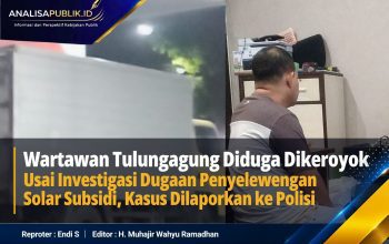 Wartawan Tulungagung Diduga Dikeroyok Usai Investigasi Dugaan Penyelewengan Solar Subsidi, Kasus Dilaporkan ke Polisi