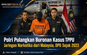Polri Pulangkan Buronan Kasus TPPU Jaringan Narkotika dari Malaysia, DPO Sejak 2023
