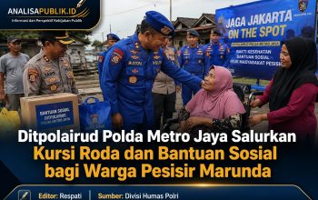 Ditpolairud Polda Metro Jaya Salurkan Kursi Roda dan Bantuan Sosial bagi Warga Pesisir Marunda