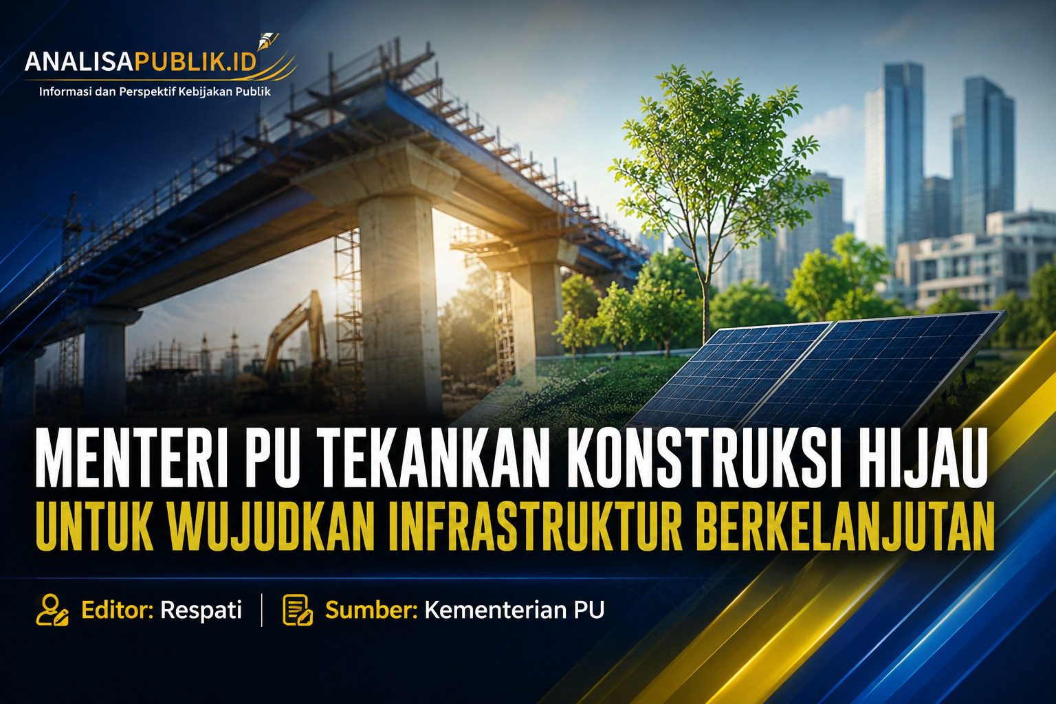 Menteri PU Tekankan Konstruksi Hijau untuk Wujudkan Infrastruktur Berkelanjutan