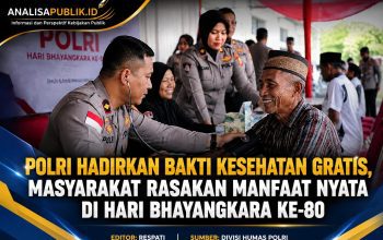 Polri Hadirkan Bakti Kesehatan Gratis, Masyarakat Rasakan Manfaat Nyata di Hari Bhayangkara ke-80