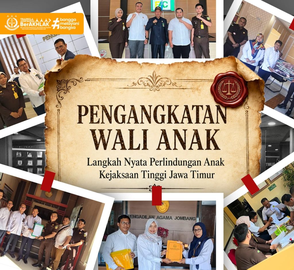 Penuhi Hak Keperdataan Anak, Kejati Jatim Sukses Ajukan Permohonan Perwalian Serentak bagi 505 Anak