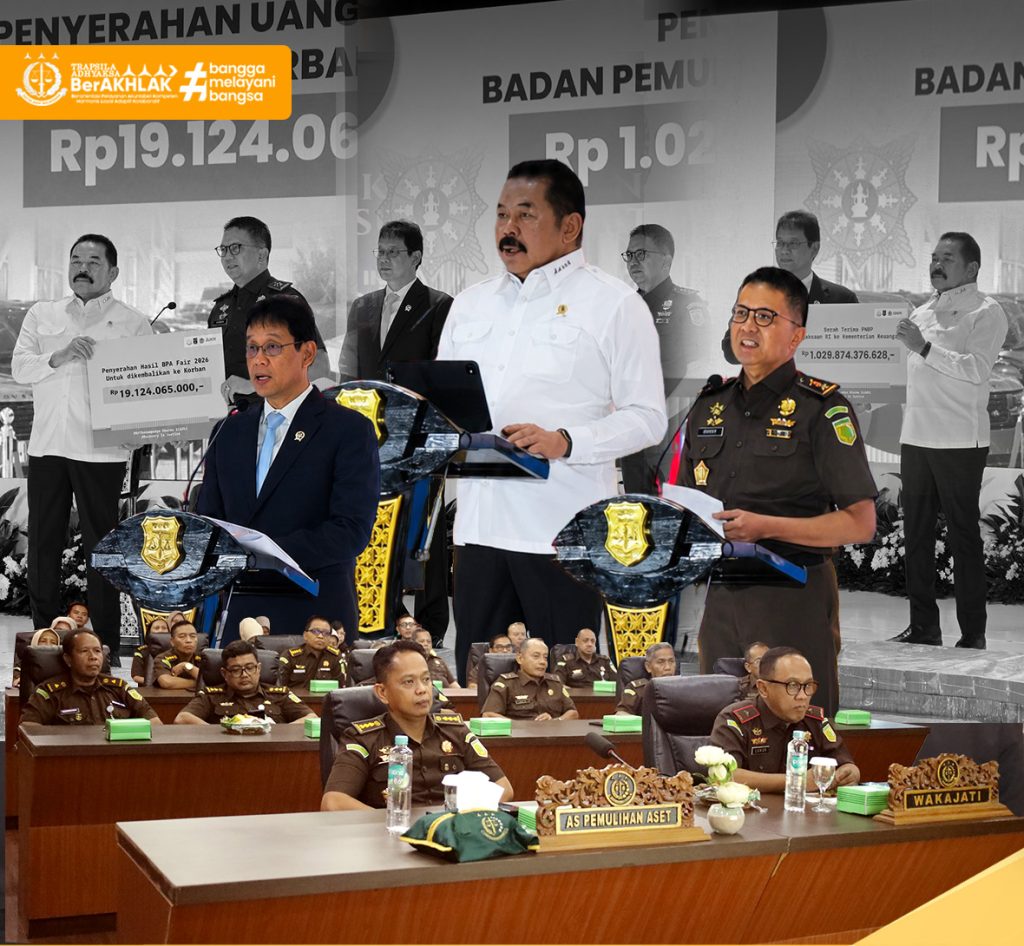 Wakajati Jatim Ikuti Penyerahan Hasil Pemulihan Aset dan Lelang BPA Fair 2026, PNBP Tembus Rp1,029 Triliun