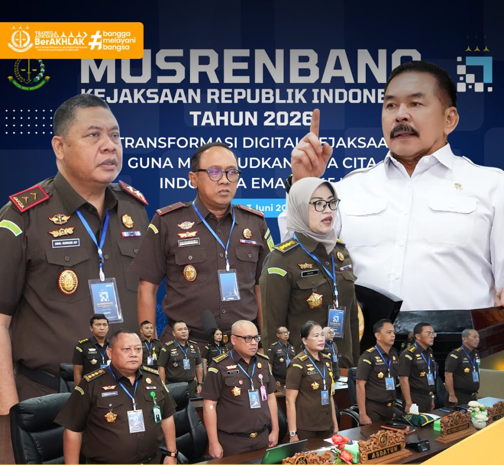 Kajati Jatim Ikuti Musrenbang Kejaksaan RI 2026, Wujudkan Transformasi Digital dan Penguatan Penegakan Hukum
