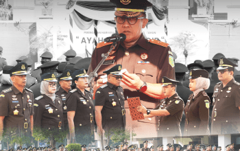 Pimpin Upacara Peringatan Harganas ke-33, Wakajati Jatim Serukan Penguatan Ketahanan Keluarga