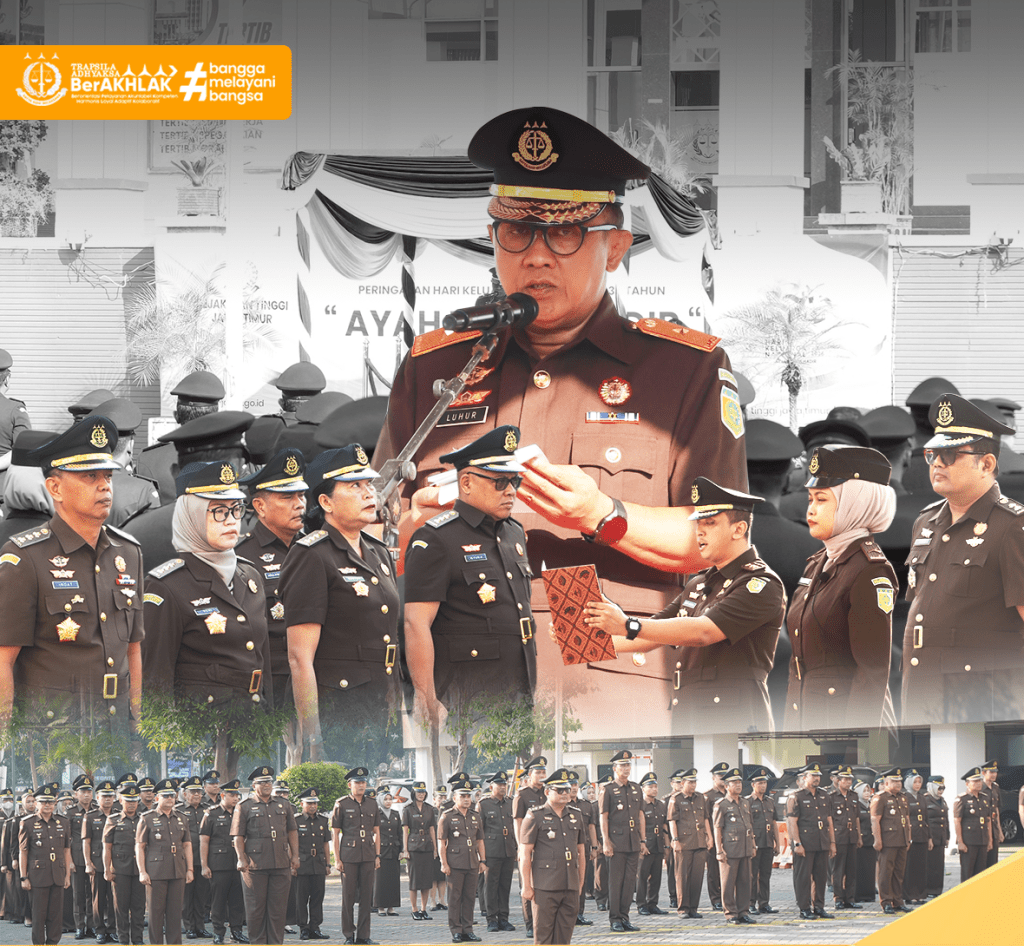 Pimpin Upacara Peringatan Harganas ke-33, Wakajati Jatim Serukan Penguatan Ketahanan Keluarga