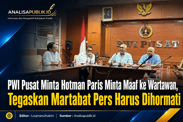 PWI Pusat Minta Hotman Paris Minta Maaf ke Wartawan, Tegaskan Martabat Pers Harus Dihormati