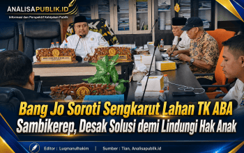 Bang Jo Soroti Sengkarut Lahan TK ABA Sambikerep, Desak Solusi demi Lindungi Hak Anak