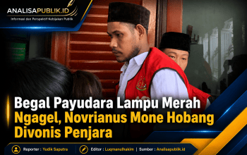 Begal Payudara Lampu Merah Ngagel, Novrianus Mone Hobang Divonis Penjara