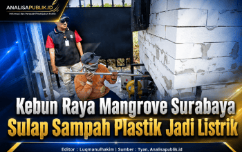 Kebun Raya Mangrove Surabaya Sulap Sampah Plastik Jadi Listrik
