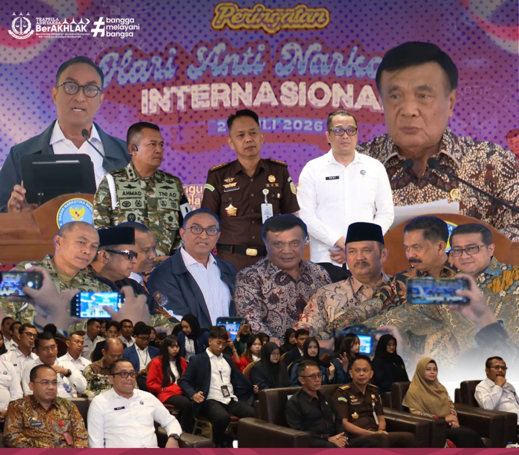 Perkuat Komitmen Berantas Narkotika, Plh. Aspidum Hadiri Puncak Peringatan HANI 2026