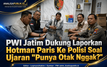 PWI Jatim Dukung Laporkan ke Hotman Paris Soal Ujaran "Punya Otak Nggak?"