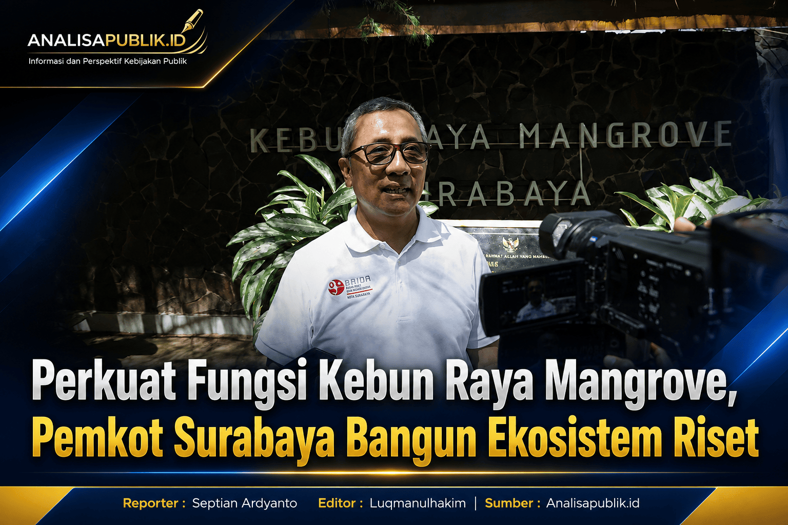 Perkuat Fungsi Kebun Raya Mangrove, Pemkot Surabaya Bangun Ekosistem Riset