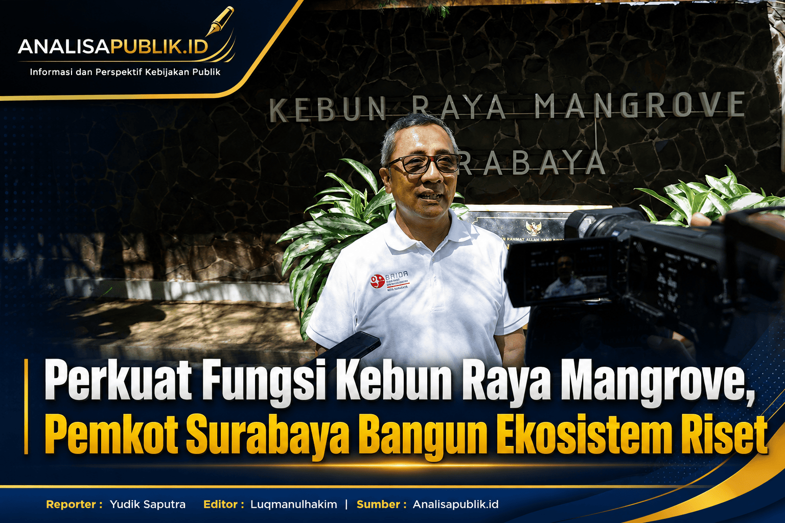 Perkuat Fungsi Kebun Raya Mangrove, Pemkot Surabaya Bangun Ekosistem Riset
