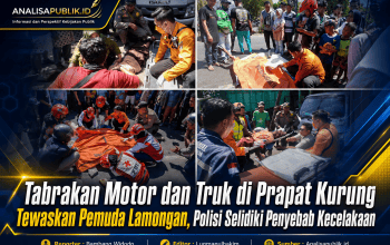 Tabrakan Motor dan Truk di Prapat Kurung Tewaskan Pemuda Lamongan, Polisi Selidiki Penyebab Kecelakaan