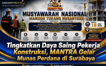 Tingkatkan Daya Saing Pekerja Konstruksi, MANTRA Gelar Munas Perdana di Surabaya