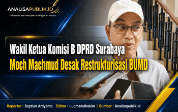 Wakil Ketua Komisi B DPRD Surabaya, Moch Machmud DPRD Surabaya Desak Restrukturisasi BUMD