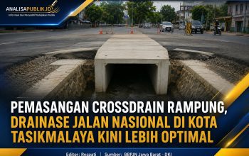 Pemasangan Crossdrain Rampung, Drainase Jalan Nasional di Kota Tasikmalaya Kini Lebih Optimal