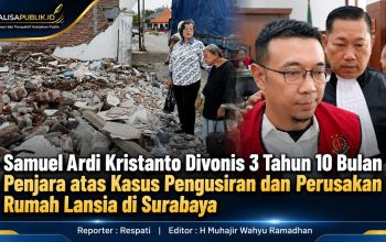 Samuel Ardi Kristanto Divonis 3 Tahun 10 Bulan Penjara atas Kasus Pengusiran dan Perusakan Rumah Lansia di Surabaya