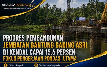 Progres Pembangunan Jembatan Gantung Gading Asri di Kendal Capai 15,6 Persen, Fokus Pengerjaan Pondasi Utama