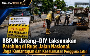 BBPJN Jateng–DIY Laksanakan Patching di Ruas Jalan Nasional, Jaga Kemantapan dan Keselamatan Pengguna Jalan