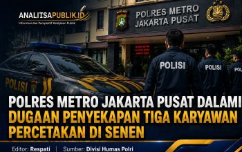 Polres Metro Jakarta Pusat Dalami Dugaan Penyekapan Tiga Karyawan Percetakan di Senen