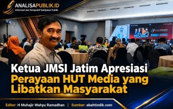 Ketua JMSI Jatim Apresiasi Perayaan HUT Media yang Libatkan Masyarakat